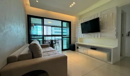 Apartamento a venda no manhattan tribeca quarto e sala mobiliado em patamares