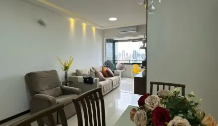 Apartamento a venda em armação com 3 quartos dependencia armarios e 2 vagas