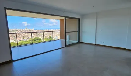 Apartamento a venda no cedro horto florestal com 3 suites vista mar nascente andar alto