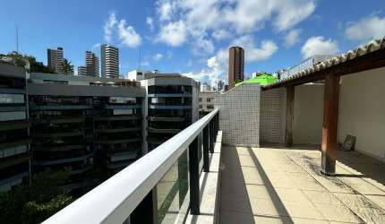 Cobertura a venda em ondina com 2 suites no ondina choice terraço