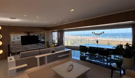 Apartamento a venda no hemisphere 360 com 4 suites mobiliado decorado e vista mar frontal