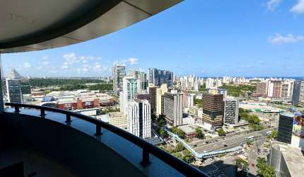 Apartamento a venda no caminho das árvores no boulevard side 1 quarto com varanda