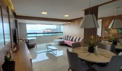 Apartamento a venda em armação com 3 quartos mobiliado e vista mar no serra do mar