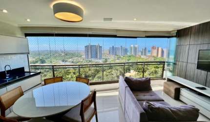 Apartamento a venda em patamares com 3 quartos mobiliado e vista mar no colina A