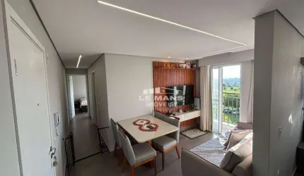 Apartamento a venda no Edifício Terras Altas Residencial, 2 quartos, 1 vaga, no bairro Pompéia em Piracicaba - SP