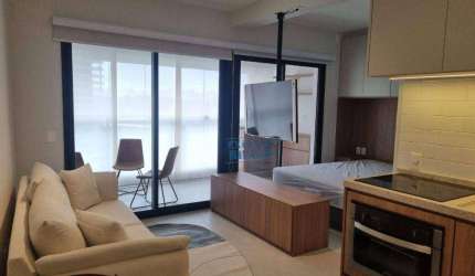 Studio totalmente mobiliado, 38m² para alugar em Moema
