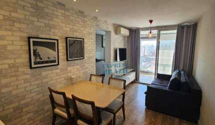 Apartamento com 1 dormitório, 45 m² - para venda ou locação no Brooklin - Agende sua visita!