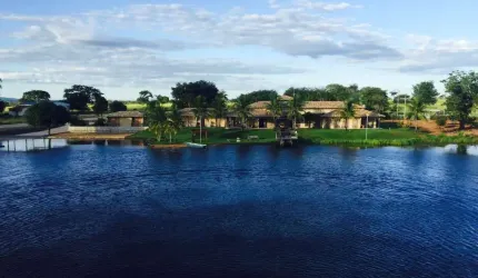 ?Fazenda de alto padrão norte de Goiás com área de 800 alqueires   ?obs: fazenda para cliente exigente com Terra de cultura e estrutura cinematográfica    ?550 alqueires em um bloco e  mais 250 separa