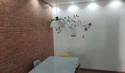 APARTAMENTO À VENDA CONDOMÍNIO SPAZIO ? VILA BELVEDERE ? AMERICANA Rua Santa Cláudia, 100 Apartamento de 58m2  Armários planejados  Piso laminado Port