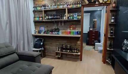 Oportunidade Imperdível: Casa à venda em Santa Bárbara D'oeste-SP, Jardim Santa Rita de Cássia - 1 quarto, 1 sala, 1 banheiro, 2 vagas, 60m².
