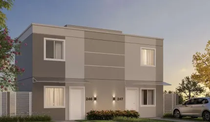 Botaniq Home Casa Sobrado 60m2 2 Dorms, 2 Banheiros, Sala TV e Jantar,  Cozinha, 1 OU 2 Vagas, Quintal, Lazer Completo Sem Piscina