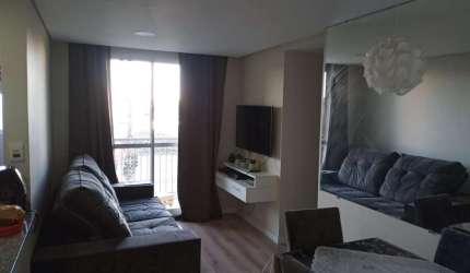 Apartamento 50m2 no Condomínio Boulevard Vila Maria, 2 Dormitórios, 1 Banheiro, Moveis Planejados, Cozinha Americana, Sacada, 1 Vaga, Lazer Completo