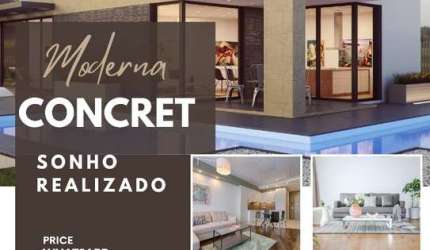 Terreno e Construção Casa 85m2 2 Dorms 1 Suíte,Sala,Cozinha Americana,Banheiro,Lavanderia,2 Vagas Descobertas,Quintal,Terreno 150m2