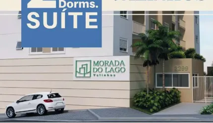 Breve Lançamento Morada do Lago Aptos 47,32m2 a 65,65m2, Área de Lazer Completa, 1 Vaga de Garagem, 5 Tipos de Plantas