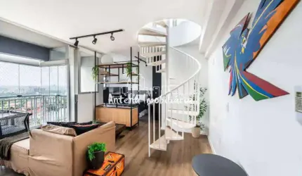 Cobertura Duplex mobiliada na Vila Madalena - Cod.: 12043.