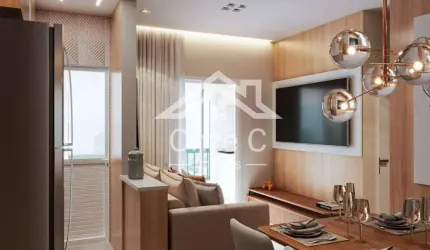 LANÇAMENTO- APARTAMENTO 02 DORMITÓRIOS- 46,10m² COM TERRAÇO GOURMET - CONDOMÍNIO PETRA SQUARE- MACEDO- GUARULHOS-SP