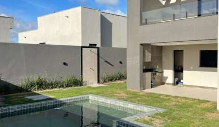Casa em Condomínio para Venda em Camaçari, Abrantes, 4 dormitórios, 4 suítes, 6 banheiros, 3 vagas