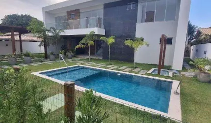 Casa em Condomínio para Venda em Camaçari, Guarajuba (Monte Gordo), 5 dormitórios, 5 suítes, 7 banheiros, 3 vagas