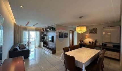 Apartamento à venda no bairro do Marco com 109m2, 3 quartos sendo 1 suite, varanda e semi-mobiliado e 2 vagas