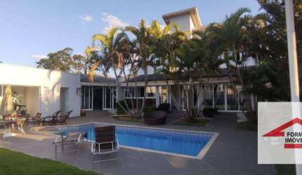 Casa mobiliada com 3 quartos sendo 2 suítes à venda, 365 m² Condomínio Terras de São Carlos por R$ 3.990.000  - Caxambú  Jundiaí/SP.