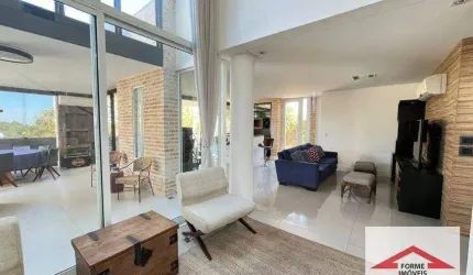 Casa com 3 quartos, 300 m² - venda por R$ 4.500.000 ou aluguel por R$ 19.000,00/mês - Cond. Veduta Rossa - Cidade Santos Dumont - Jundiaí/SP