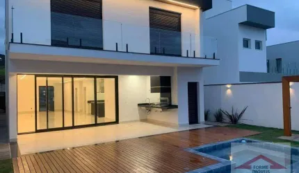 Casa com 3 suítes à venda, 279 m² por R$ 3.250.000,00 - Condomínio Brisas do Lago no Jardim Samambaia - Jundiaí/SP
