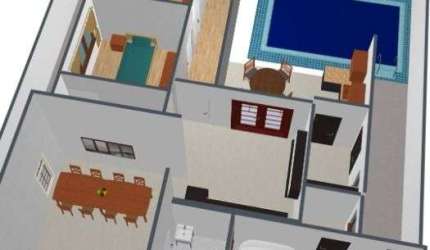 Casa com 3 dormitórios à venda, 170 m² por R$ 1.100.000 - Condomínio Terras do Vale - Caçapava/SP