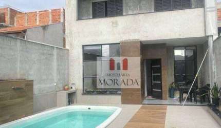 Sobrado com 3 dormitórios à venda, 132 m² por R$ 690.000 - Recanto dos Eucaliptos - São José dos Campos/SP
