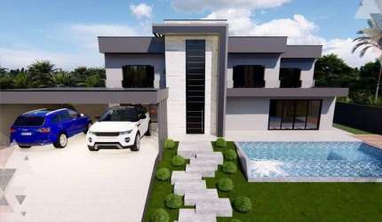 Casa com 3 suites, moderna à venda, 200 m² por R$ 1.700.000 - Jardim Estância Brasil - Atibaia/SP