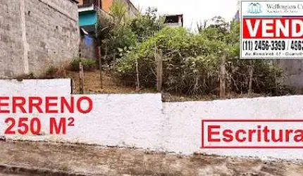 Terreno Escriturado, 250 m² por R$ 344.700 - Jardim Paraíso - Guarulhos/SP