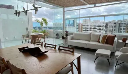 Alphaville 1, Apartamento de Cobertura Duplex Para Locação, 03 Quartos, 158m2,  Mobiliado Salvador/BA.