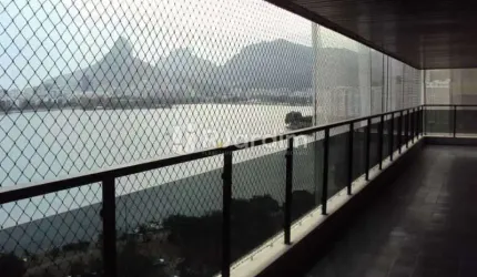 Apartamento com 4 quartos para alugar na Avenida Epitácio Pessoa, Lagoa, Rio de Janeiro, 319 m2 por R$ 35.000