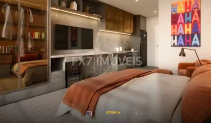 Apartamento flat no Cambuí, aceita 200 mil em veículo, estuda imóvel, pronto para AIRBNB, imóvel na planta, entrega em 2026
