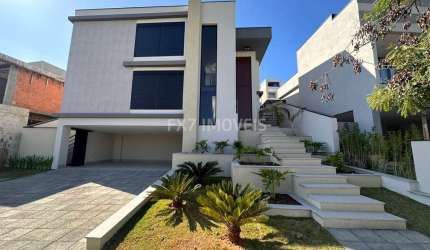 Luxuosa casa de condomínio à venda em Campinas-SP, Alphaville Dom Pedro 3: 4 quartos, 4 suítes, 2 salas, 6 banheiros, 4 vagas, 382m².