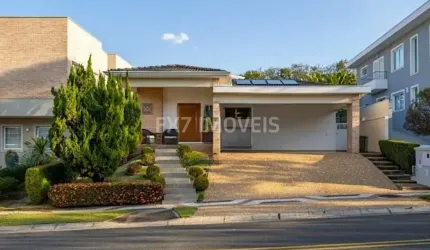 Casa de luxo em condomínio no Ville Sainte Helene em Campinas-SP: 3 quartos, 3 suítes, 3 salas, 5 banheiros, 4 vagas, 290m².