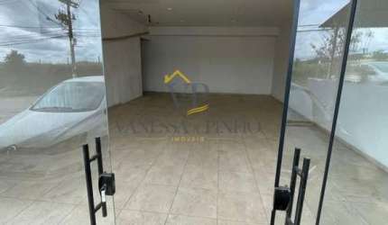 Salão Comercial para Locação em Atibaia, Jardim Imperial, 1 dormitório, 2 banheiros, 4 vagas