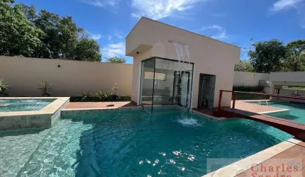 Chácara Condomínio para Venda em Senador Canedo, Residencial Villa Verde, 4 dormitórios, 4 suítes, 6 banheiros, 4 vagas