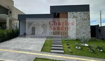 Casa em Condomínio para Venda em Senador Canedo, Jardins Bolonha, 3 dormitórios, 3 suítes, 4 banheiros, 2 vagas