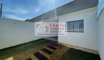 Casa para Venda em Aparecida de Goiânia, Jardim Tropical, 3 dormitórios, 1 suíte, 2 banheiros, 2 vagas