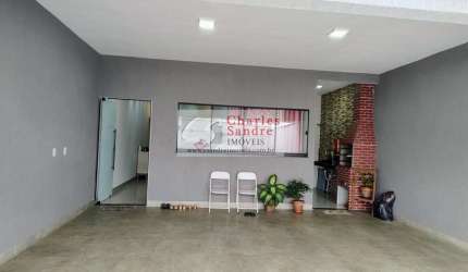 Casa para Venda em Aparecida de Goiânia, Vila Brasília, 3 dormitórios, 1 suíte, 2 banheiros, 2 vagas