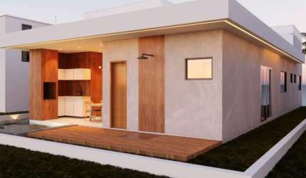 Casa plana à venda com 03 suítes o Alphaville Terras 4, Eusébio - Ceará