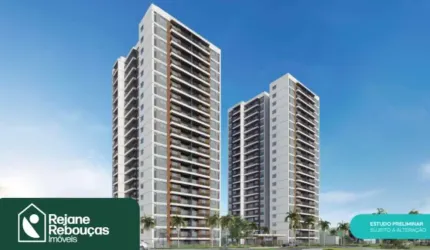 Apto c/ 95m², 3 qts, 2 suítes e 2 vagas + LAZER COMPLETO - Presidente Kennedy, Fortaleza/CE
