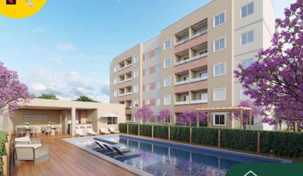 Apto 53m² c/ 02 quartos, suíte e 01 vaga + LAZER COMPLETO - Caucaia, CE