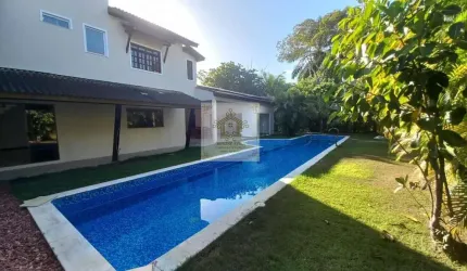 Casa em Condomínio para Venda em Camaçari, Busca Vida (Abrantes), 5 dormitórios, 4 suítes, 5 banheiros, 4 vagas