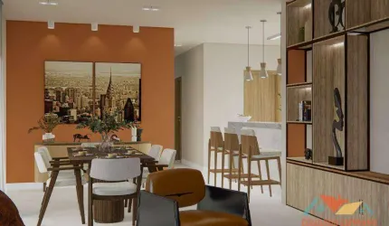 Apartamento com 3 dormitórios à venda, 118 m² por R$ 1.120.000,00 - Indaiá - Caraguatatuba/SP