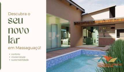 Casa com 3 dormitórios à venda, 105 m² por R$ 800.000,00 - Massaguaçu - Caraguatatuba/SP
