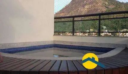 Excelente cobertura linear de 3 quartos com 2 vagas em São Francisco.