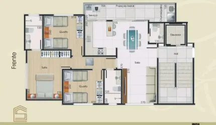 Cobertura com 3 quartos à venda na Rua Custódio de Melo, Liberdade, Belo Horizonte por R$ 1.050.000