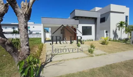 Linda casa nova térrea com 3 suítes no TERRAS DE ALPHAVILLE Camaçari–BA