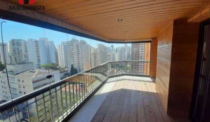 Apartamento com 3 suítes, 200m², em Moema pássaros, com 4 vagas de garagem